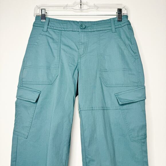 Prana Elle Cargo Pant Shoreline Organic Cotton Stretch Women’s 0 RG - Picture 3 of 8